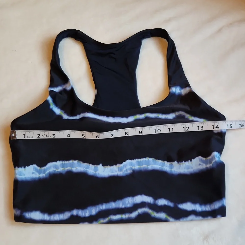 The Upside Navy Blue Activewear, Workout, yoga gym women's sports bra, Size 8
